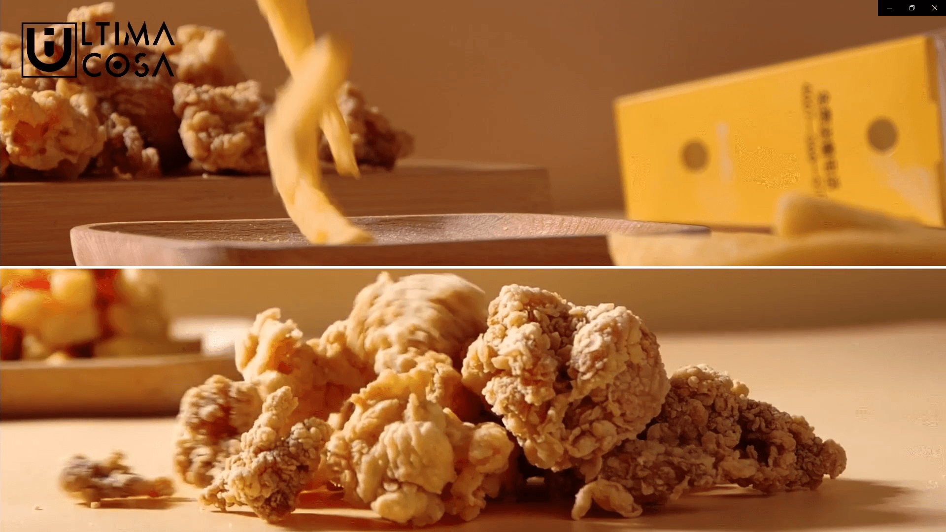 Healthy air fried food