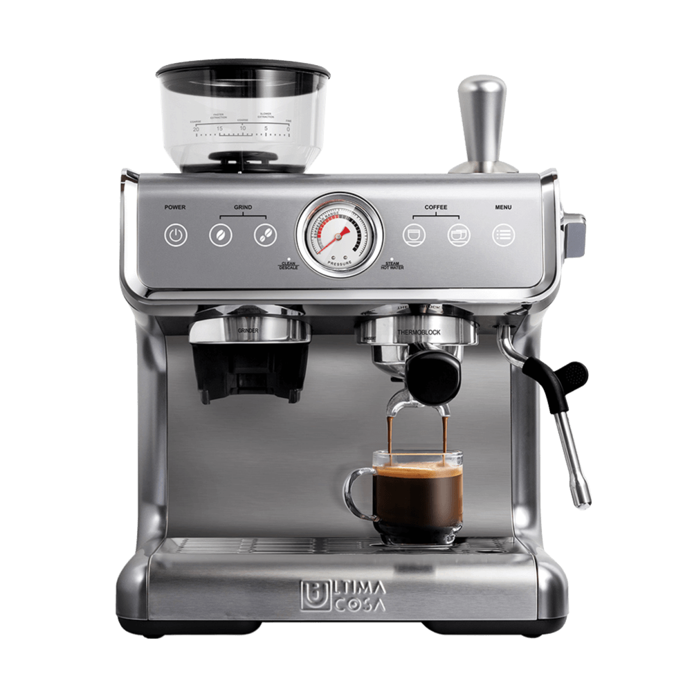 Ultima Cosa Coffee Machine Presto Bollente Espresso Machine with Grinder