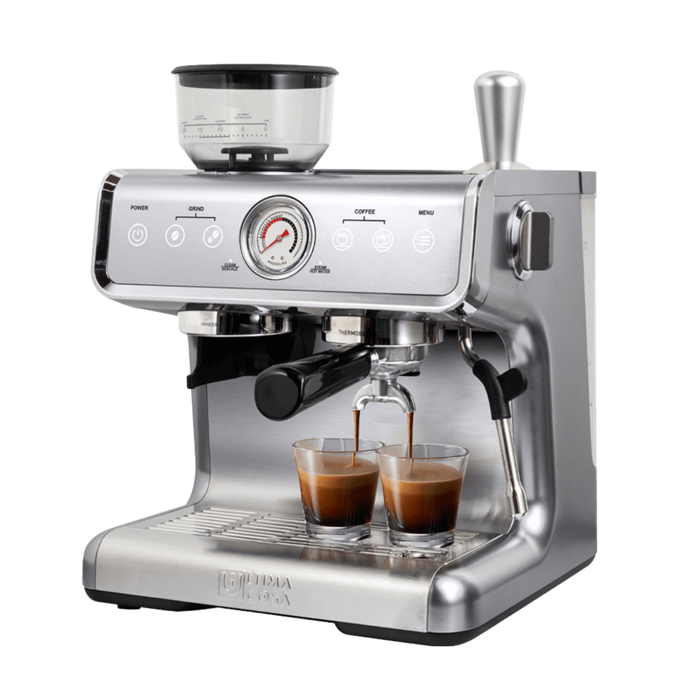 Ultima Cosa Coffee Machine Presto Bollente Espresso Machine with Grinder