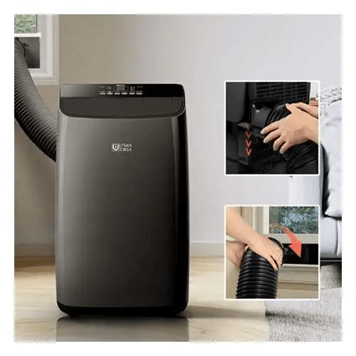 【42%OFF】Ultima Cosa Aria Clima 4-in-1 Portable Air Conditioner - 14,000 BTU (10,000 SACC) Black