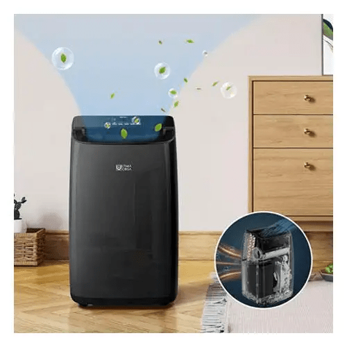 【42%OFF】Ultima Cosa Aria Clima 4-in-1 Portable Air Conditioner - 14,000 BTU (10,000 SACC) Black