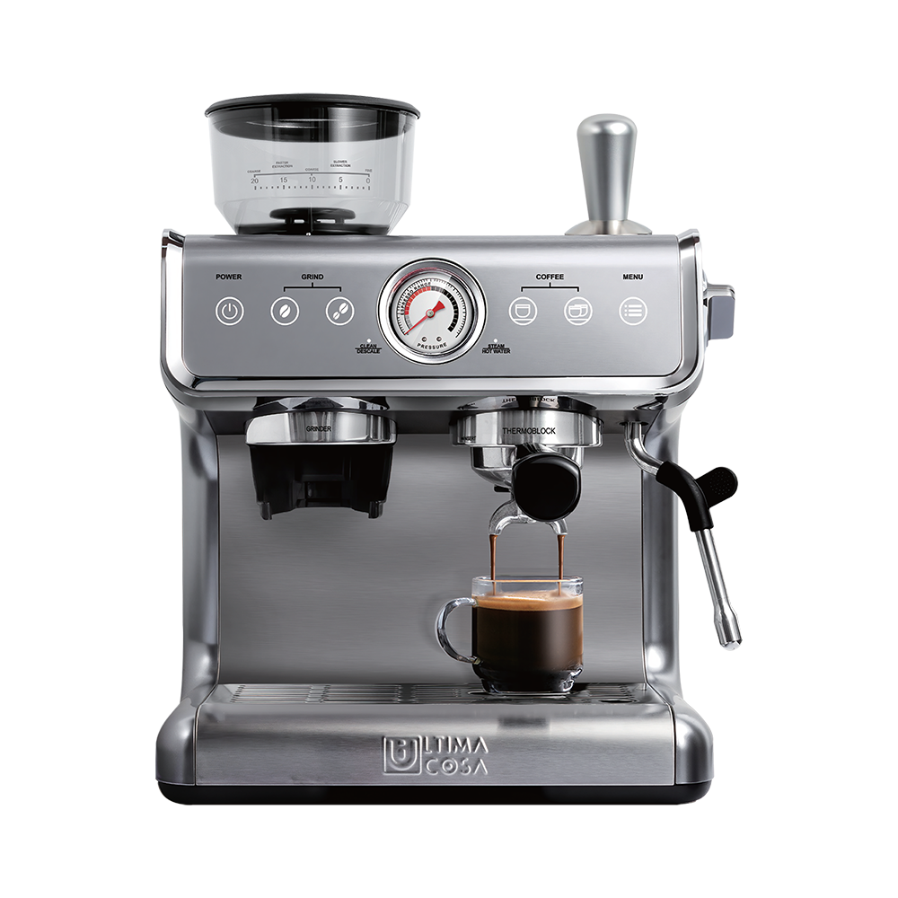 Ultima Cosa Coffee Machine Presto Bollente Espresso Machine with Grinder