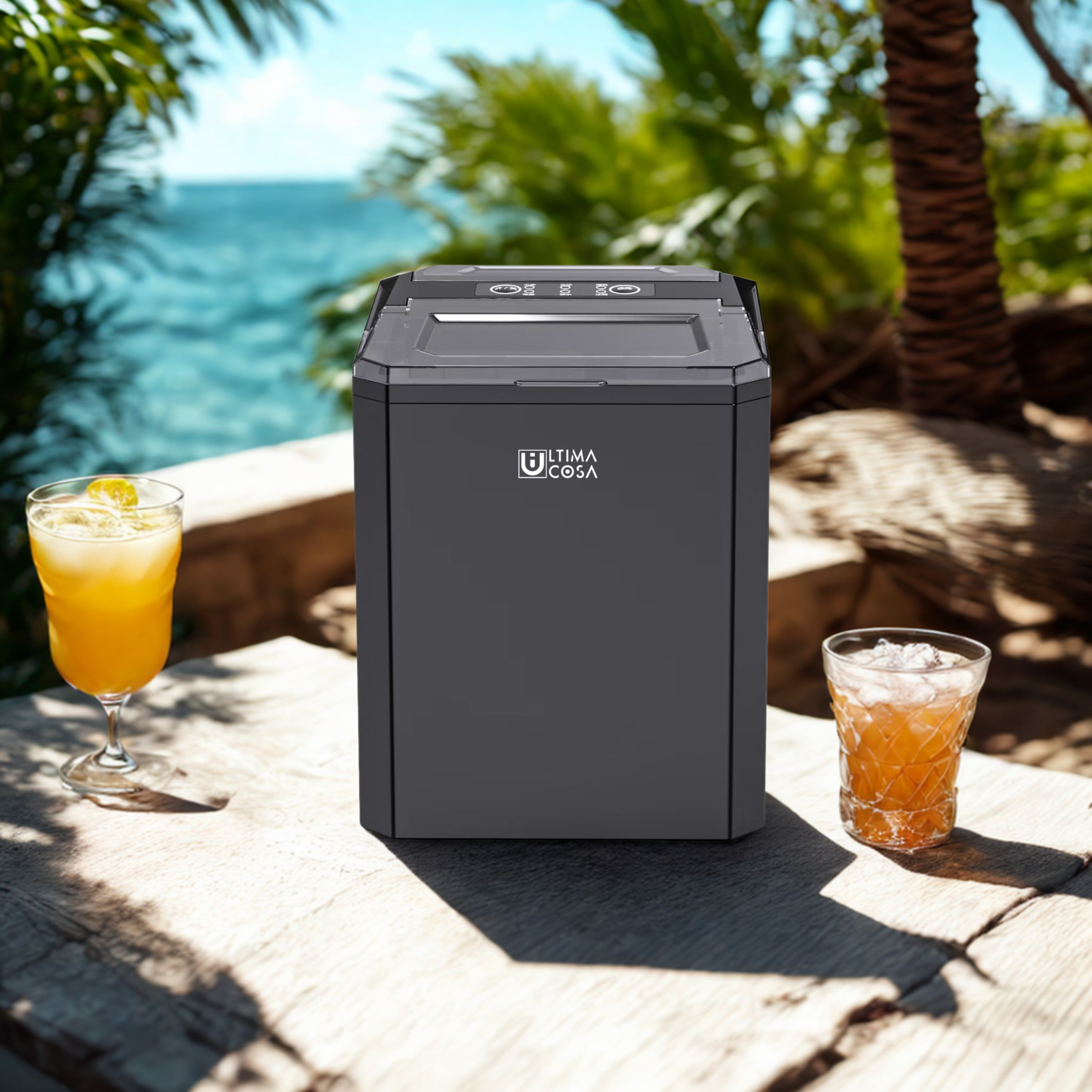 Ultima Cosa Presto Gelo Ice Maker - Black