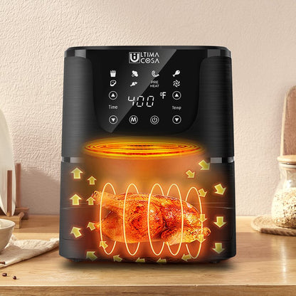 【60%OFF】Open Box - Ultima Cosa Presto Luxe Plus Air Fryer 5L (Red/White)