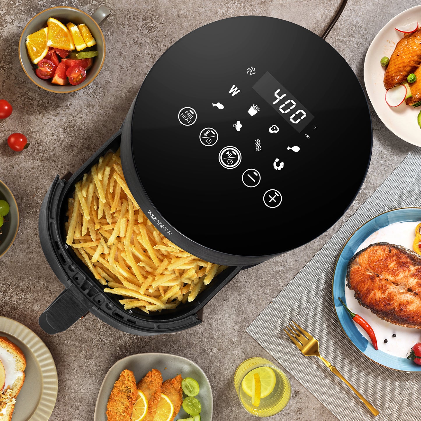 【25%OFF】Open Box Ultima Cosa Presto 1.5L/ 1.5 QT Air Fryer
