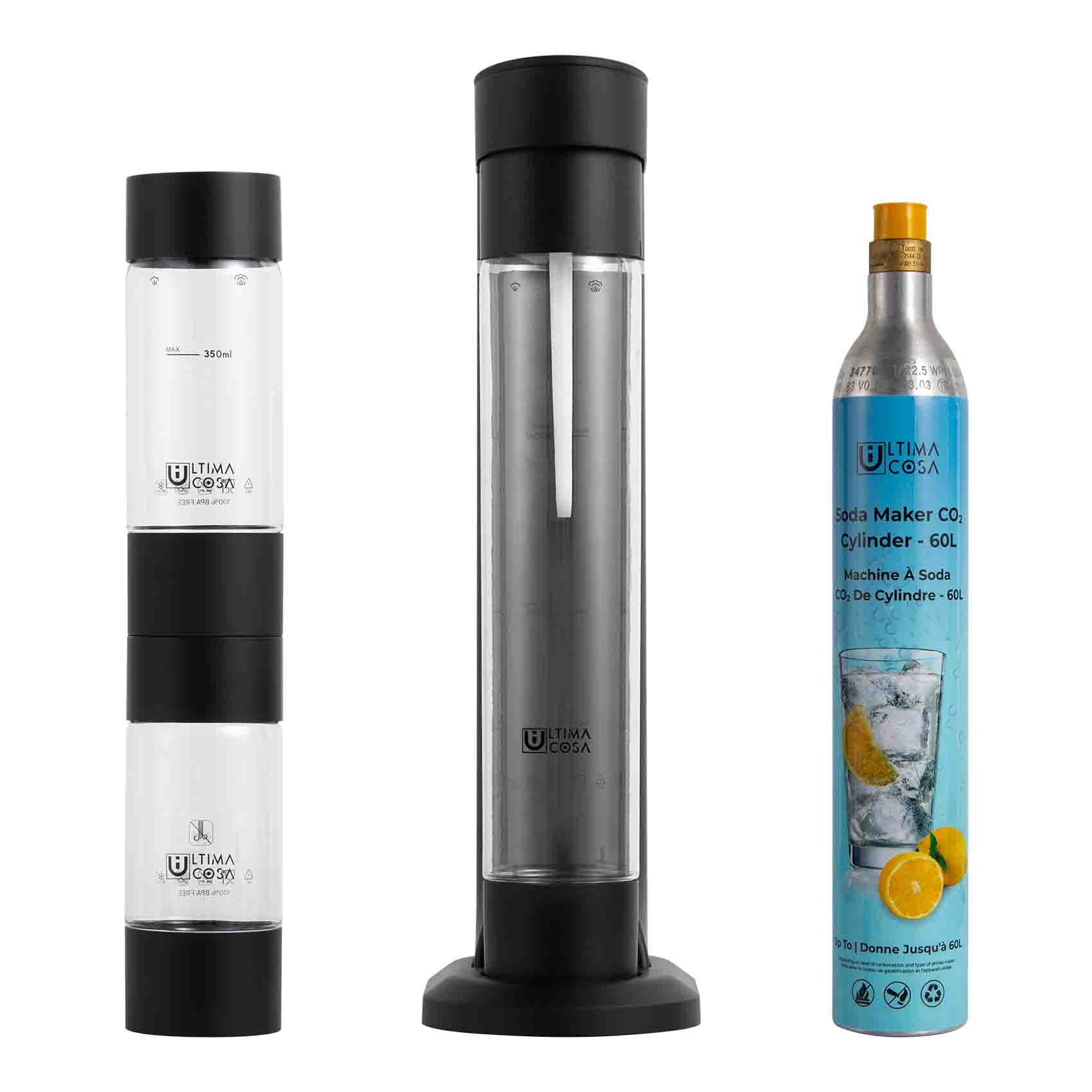 Ultima Cosa Presto Frizzante Soda Maker (3 bottle)