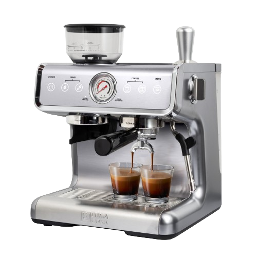 【40%OFF】Refurbished - Ultima Cosa Presto Bollente Espresso Machine with Grinder