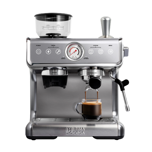 【40%OFF】Refurbished - Ultima Cosa Presto Bollente Espresso Machine with Grinder