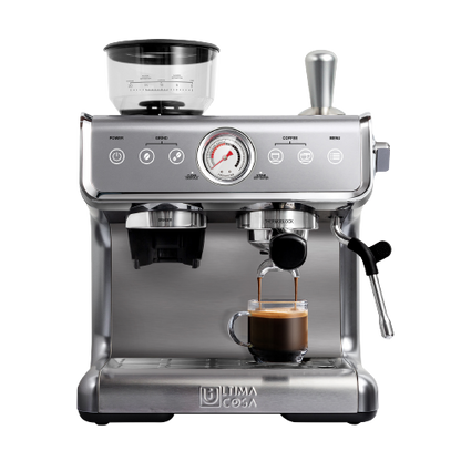 【40%OFF】Refurbished - Ultima Cosa Presto Bollente Espresso Machine with Grinder