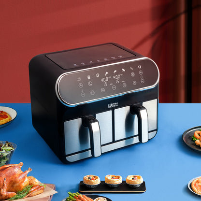 【47%OFF】Open Box Ultima Cosa Preso Luxe 8L / 8.5QT Digital Dual Zone Air Fryer