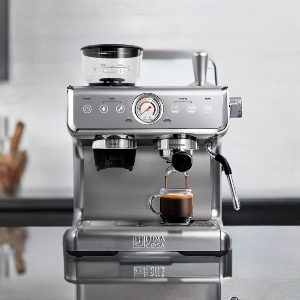 Ultima Cosa Coffee Machine Presto Bollente Espresso Machine with Grinder