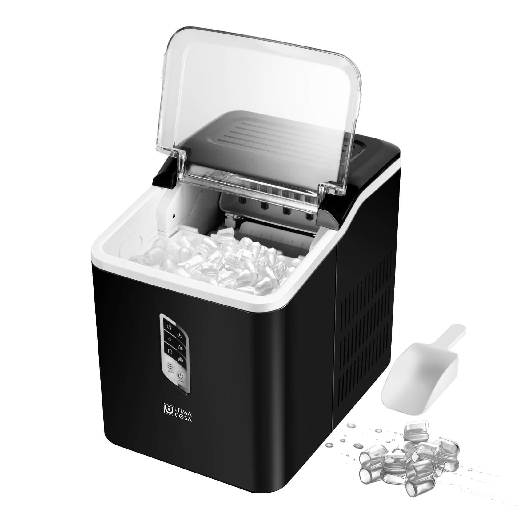 Portable Ice Maker (Black) | Presto Freddo High Capacity | Ultima Cosa